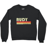 Rudy Name Personalized Retro Vintage Birthday Crewneck Sweatshirt | Artistshot