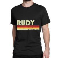 Rudy Name Personalized Retro Vintage Birthday Classic T-shirt | Artistshot