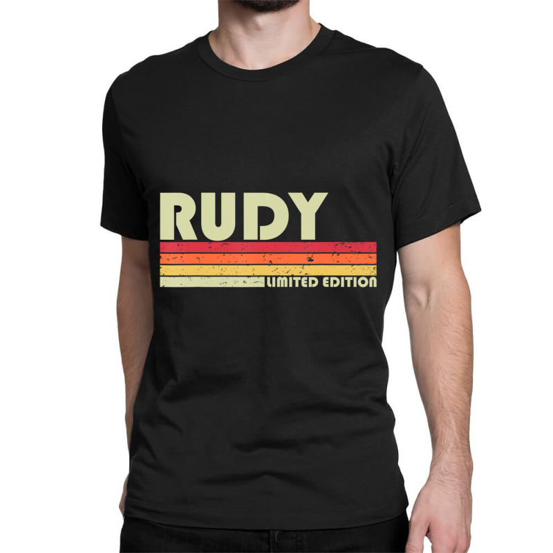 Rudy Name Personalized Retro Vintage Birthday Classic T-shirt | Artistshot