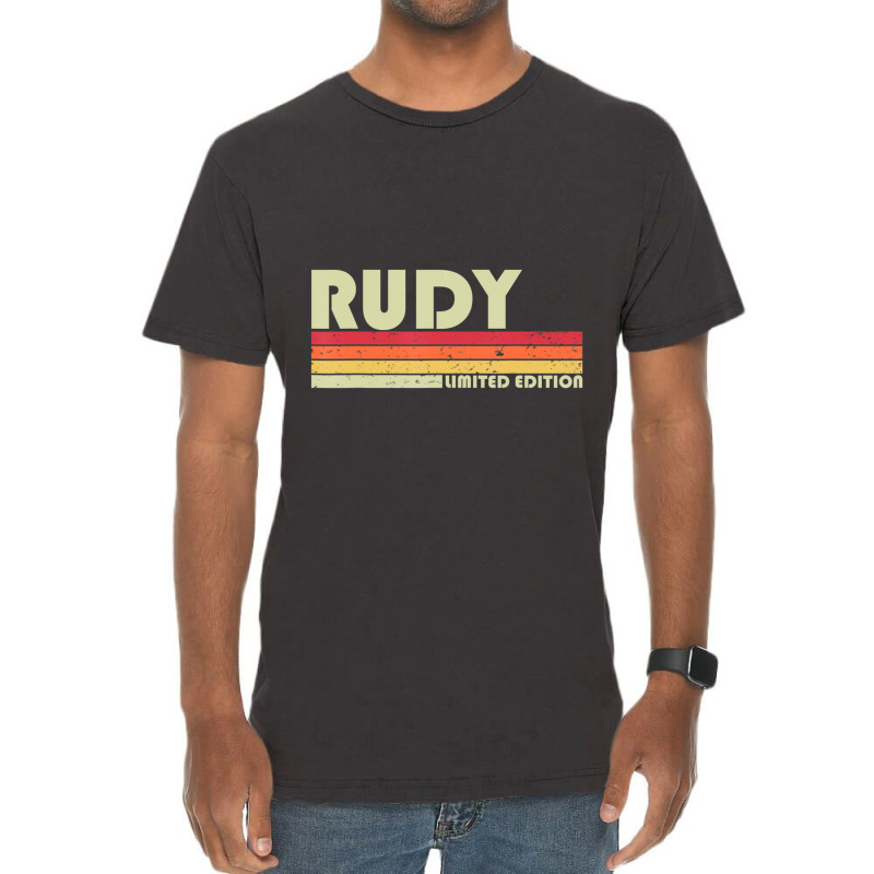 Rudy Name Personalized Retro Vintage Birthday Vintage T-shirt | Artistshot