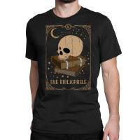 Bibliophile Tarot Card Pagan Goblincore Goth Occult Book Pullover Hood Classic T-shirt | Artistshot