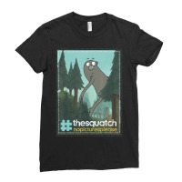 Cn We Bare Bears The Squatch No Pictures Please Ladies Fitted T-shirt | Artistshot