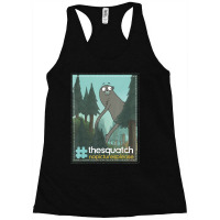 Cn We Bare Bears The Squatch No Pictures Please Racerback Tank | Artistshot