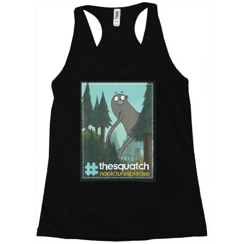 Cn We Bare Bears The Squatch No Pictures Please Racerback Tank by ngodieutrinh | Artistshot