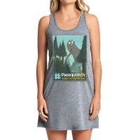 Cn We Bare Bears The Squatch No Pictures Please Tank Dress | Artistshot