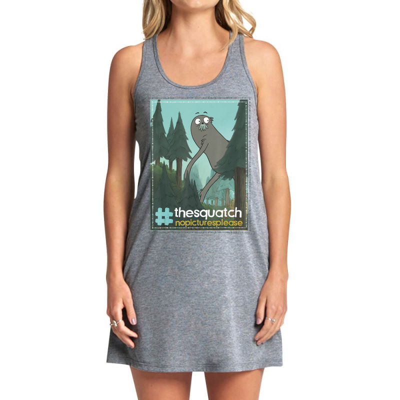 Cn We Bare Bears The Squatch No Pictures Please Tank Dress by ngodieutrinh | Artistshot