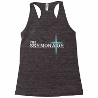 The Sermonator Pastor Appreciation Christian Cross Fun Gift T Shirt Racerback Tank | Artistshot