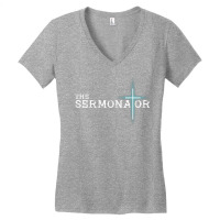 The Sermonator Pastor Appreciation Christian Cross Fun Gift T Shirt Women's V-neck T-shirt | Artistshot