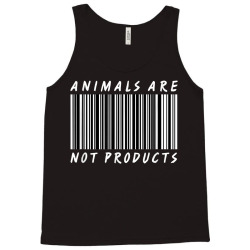 animals are not products activist activism bar code Tank Top | Artistshot