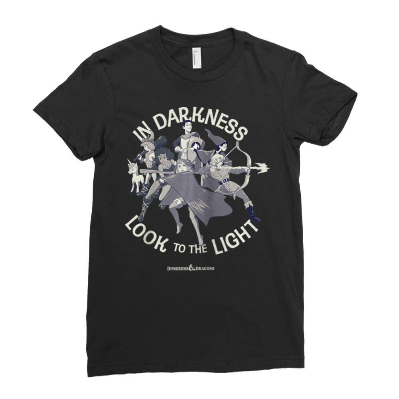 Dungeons & Dragons In Darkness Look To The Light Ladies Fitted T-Shirt by hotoancuong | Artistshot