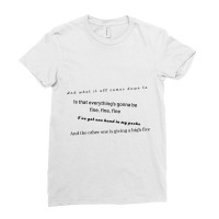 Alanis Morissette, Hand In My Pocket Ladies Fitted T-shirt | Artistshot