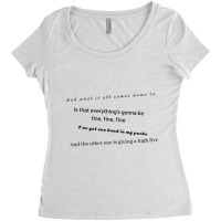 Alanis Morissette, Hand In My Pocket Women's Triblend Scoop T-shirt | Artistshot