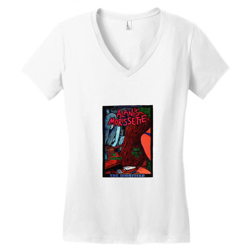 Alanis Morissette Women's V-Neck T-Shirt by jeslina jeje | Artistshot