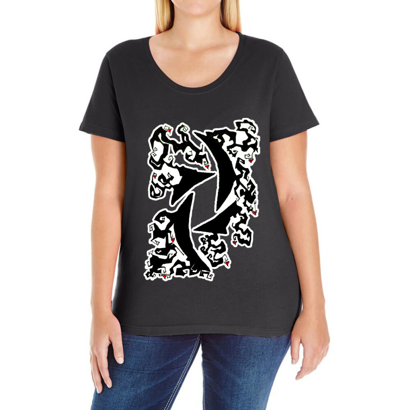 The Mutation Hale Storm Symbol Ladies Curvy T-Shirt by JACQUELINEJACKSON | Artistshot