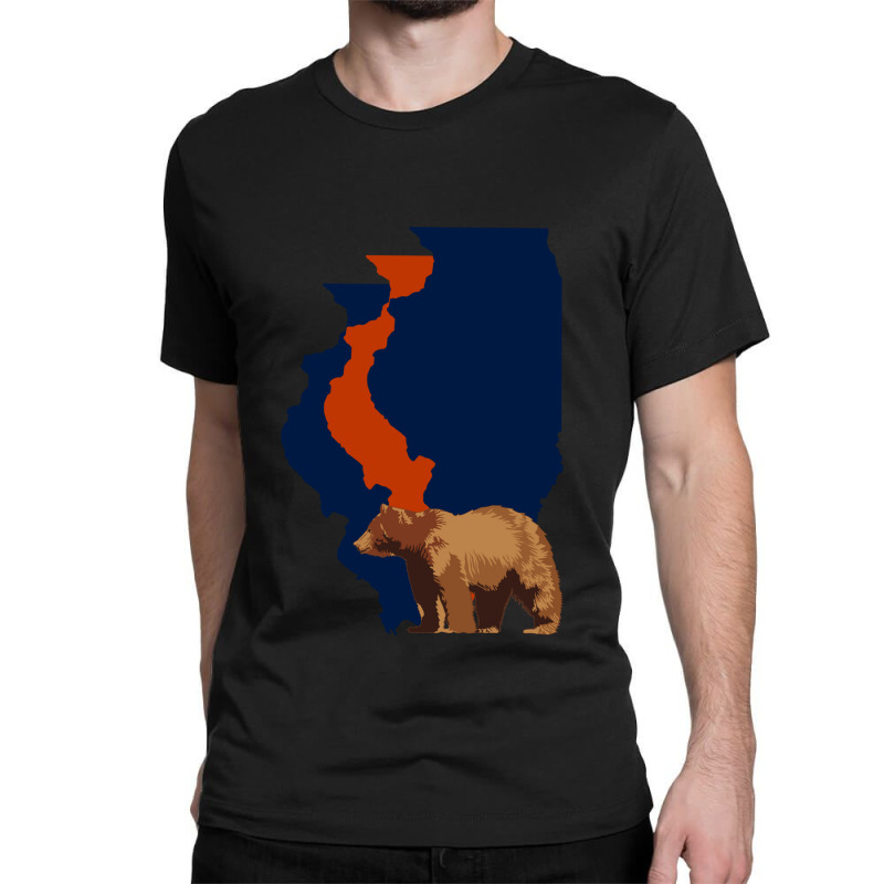 Illinois Border Classic T-shirt by JimenaBauer | Artistshot