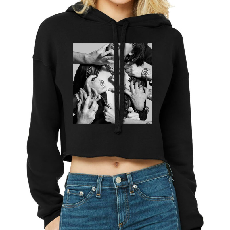 Vicious Cropped Hoodie by JACQUELINEJACKSON | Artistshot