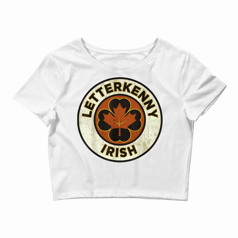 Vintage Letterkenny Irish Retro Lover Crop Top by cm-arts | Artistshot