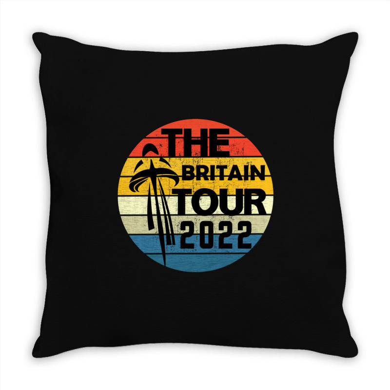 The  Britain Tour- 2022 Premium Throw Pillow | Artistshot