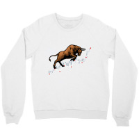 Bull Market In Stock Exchange, Make Profits Long Sleeve T Shirt Crewneck Sweatshirt | Artistshot