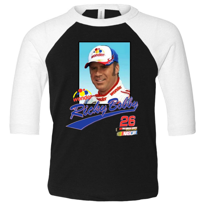 Talladega Nights Ricky Bobby Wonder Toddler 3/4 Sleeve Tee | Artistshot