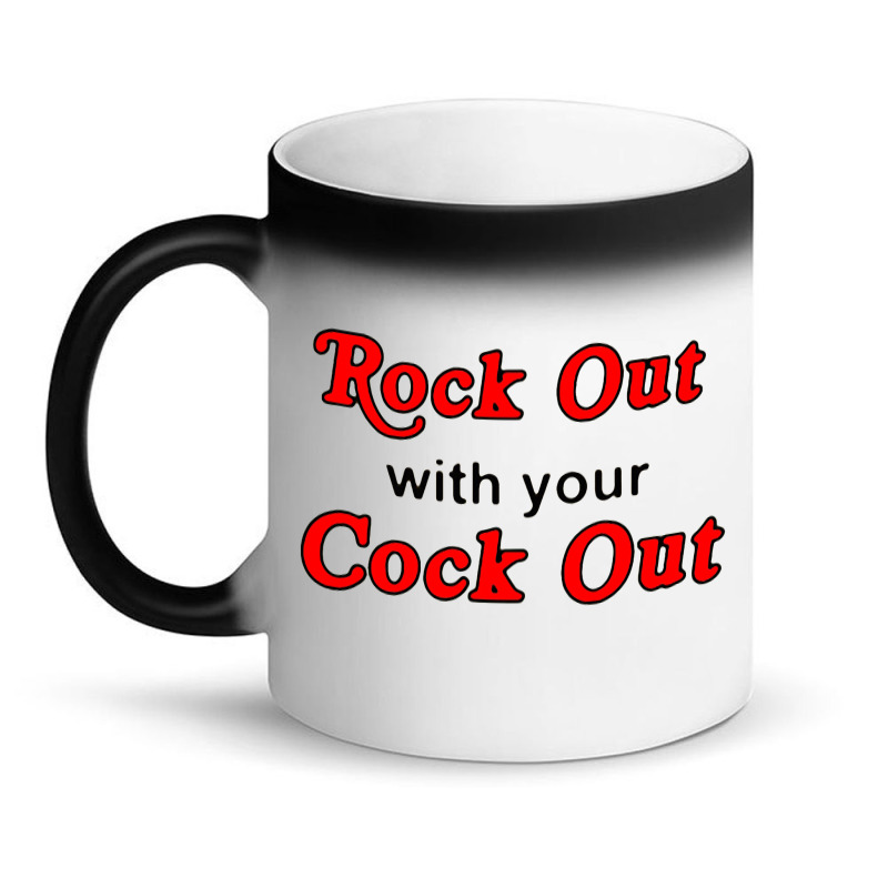 Rock Out With Cock Out Magic Mug | Artistshot