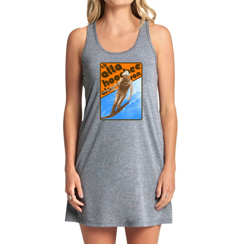 Waterskiing Retro Country Fan Art Tank Dress by cm-arts | Artistshot