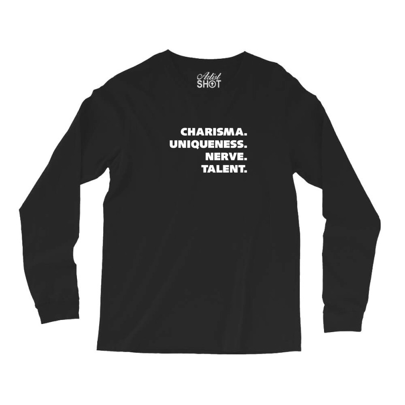 Charisma Long Sleeve Shirts by WayneDavid | Artistshot