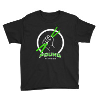 Pound Fitness With Drumsticks Youth Tee | Artistshot