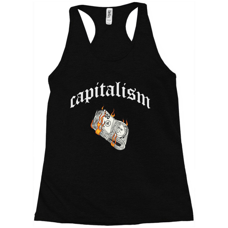 Capitalism Racerback Tank by VixieHattori | Artistshot