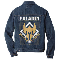 Dungeons & Dragons Paladin Wisdom & Charisma Men Denim Jacket | Artistshot