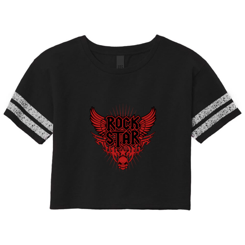 Rock Star Scorecard Crop Tee by TerryFoutch | Artistshot