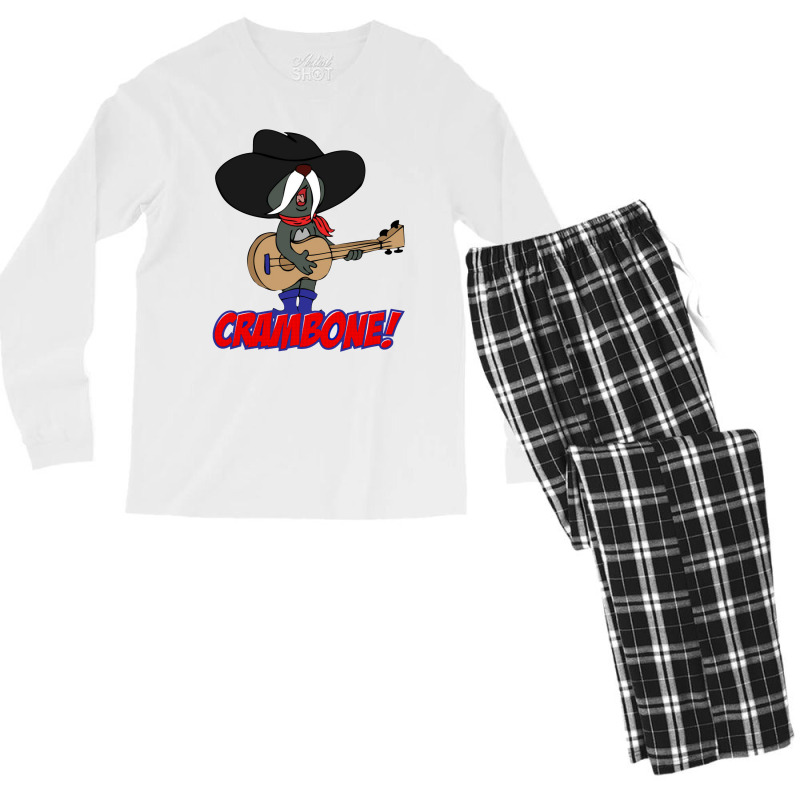 Awesome Playing  Uncle Pecos Crambone Men's Long Sleeve Pajama Set | Artistshot