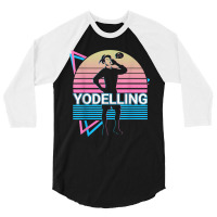 Yodelling Retro 3/4 Sleeve Shirt | Artistshot