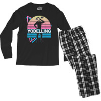 Yodelling Retro Men's Long Sleeve Pajama Set | Artistshot