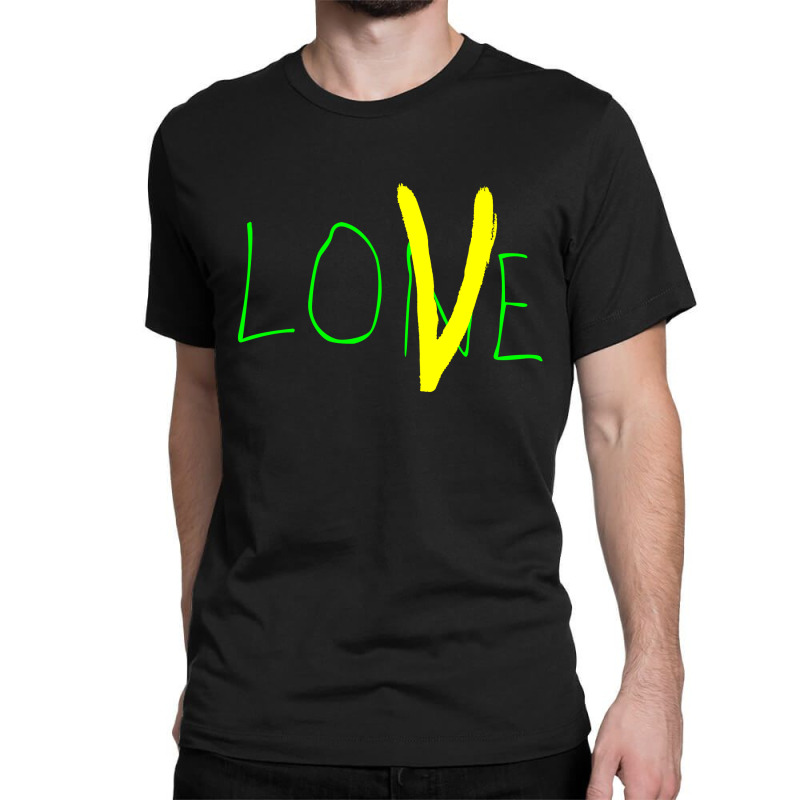 Vlone lone Love Nyc Green Yellow Classic T shirt By Cm arts Artistshot