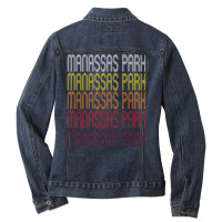 Manassas Park, Va Vintage Style Virginia Ladies Denim Jacket | Artistshot