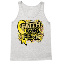 Endometriosis T  Shirt Endometriosis Awareness  Ribbon Faith Over Fear Tank Top | Artistshot