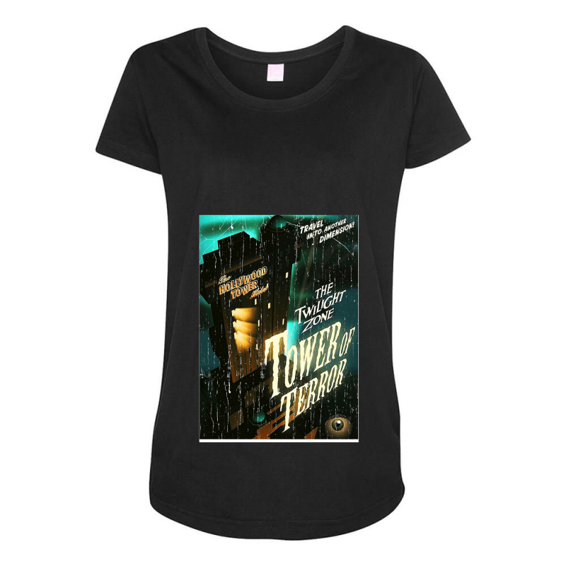 Hollywood Tower - Time Travel Gift Maternity Scoop Neck T-shirt by DesmondBalts | Artistshot