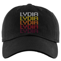 Lydia Retro Wordmark Pattern Vintage Style Kids Cap | Artistshot