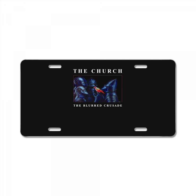 The Church The Blurred Crusade 1 License Plate | Artistshot