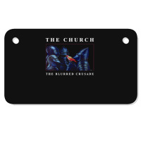 The Church The Blurred Crusade 1 Motorcycle License Plate | Artistshot