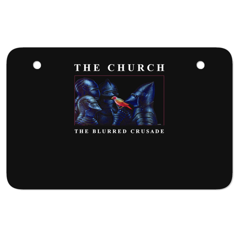 The Church The Blurred Crusade 1 Atv License Plate | Artistshot