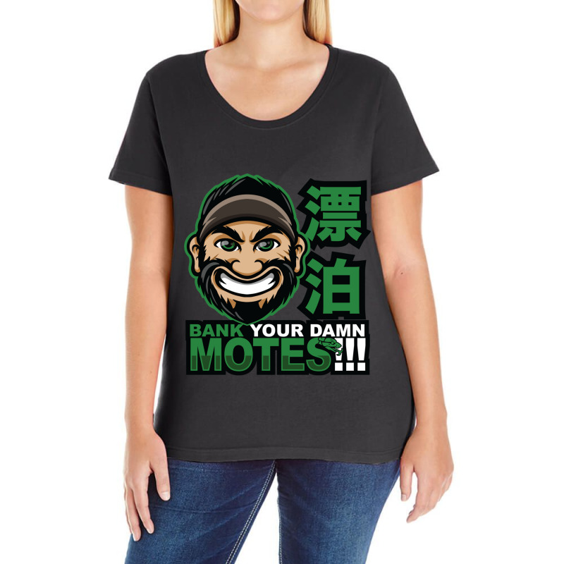 Bank Your Damn Motes Ladies Curvy T-Shirt by ERNIEHERNANDEZ | Artistshot