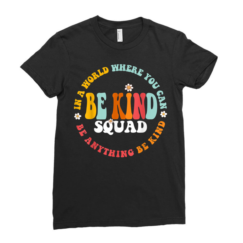 Matching Unity Day Orange Spanish Bilingual Be Kind Squad T Shirt Ladies Fitted T-Shirt by cm-arts | Artistshot