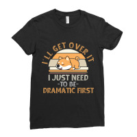 I'll Get Over It I Just Need To Be Dramatic   Shiba Inu Gift Sweatshir Ladies Fitted T-shirt | Artistshot