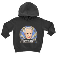 Shimon Peres Israeli President Prime Minister Retro Style Toddler Hoodie | Artistshot