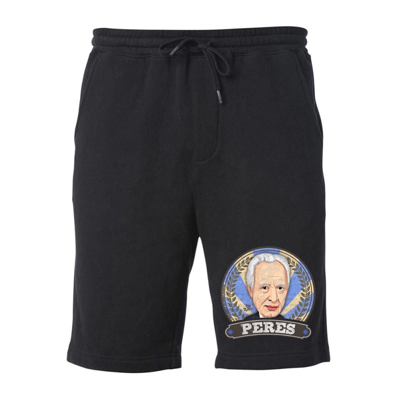 Shimon Peres Israeli President Prime Minister Retro Style Fleece Short by Adcock Salmon | Artistshot