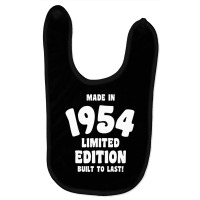 Made In 1954 Limited Edition Built To Last Baby Bibs | Artistshot