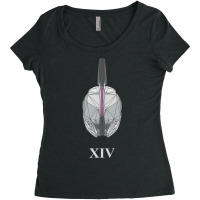 Geometric Helm Of Xiv Women's Triblend Scoop T-shirt | Artistshot