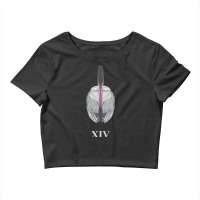 Geometric Helm Of Xiv Crop Top | Artistshot